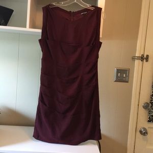 Burgundy Express dress